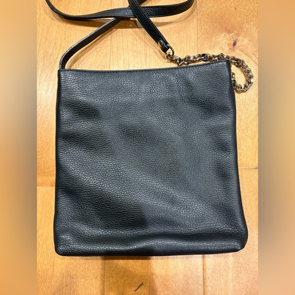 Furla small leather shoulder bag chain handle black crossbody - Picture 3 of 7